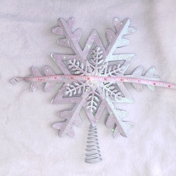 Snowflake Christmas Tree topper - Picture 4 of 5